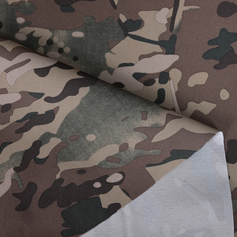 Ткань курточная, Алова мембрана, принт B034 Мультикам, на отрез